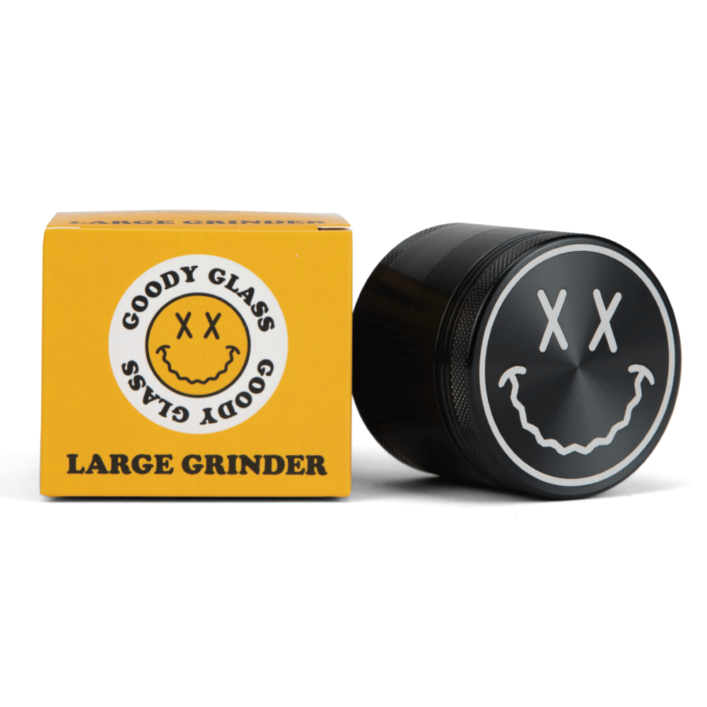 Goody Glass - Big Face Anodized Aluminum Herb Grinder